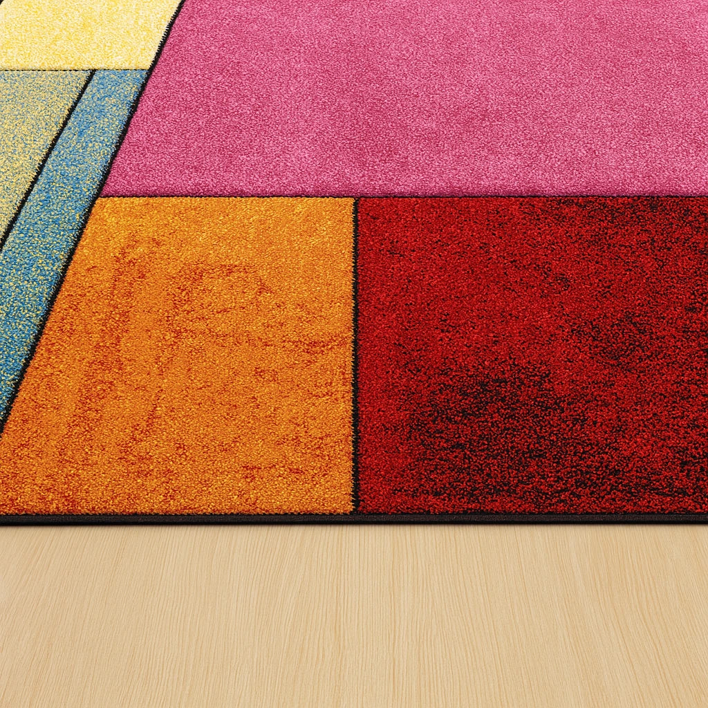 Abstrakter Wohnzimmer Teppich - Lelka