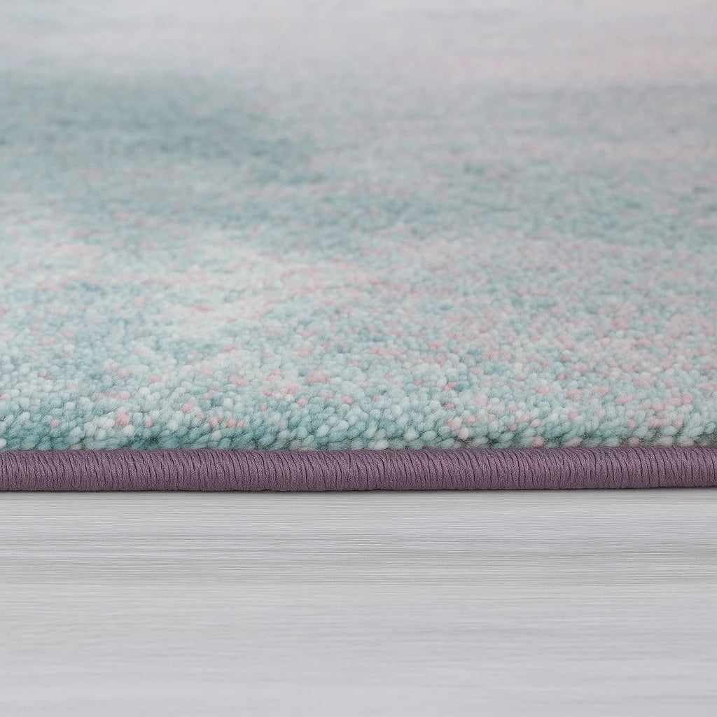 Bunter Wohnzimmer Teppich - Muvra