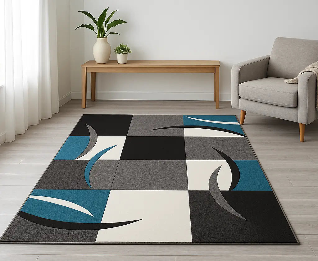 Morderner Wohnzimmer Teppich - Zafira
